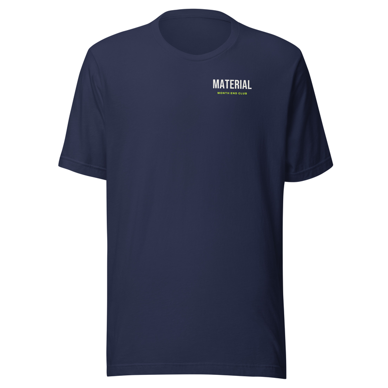 Material Tee in Navy
