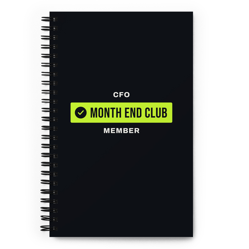 Team Badge Spiral Notebook - CFO