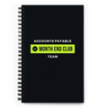 Team Badge Spiral Notebook - Accounts Payable