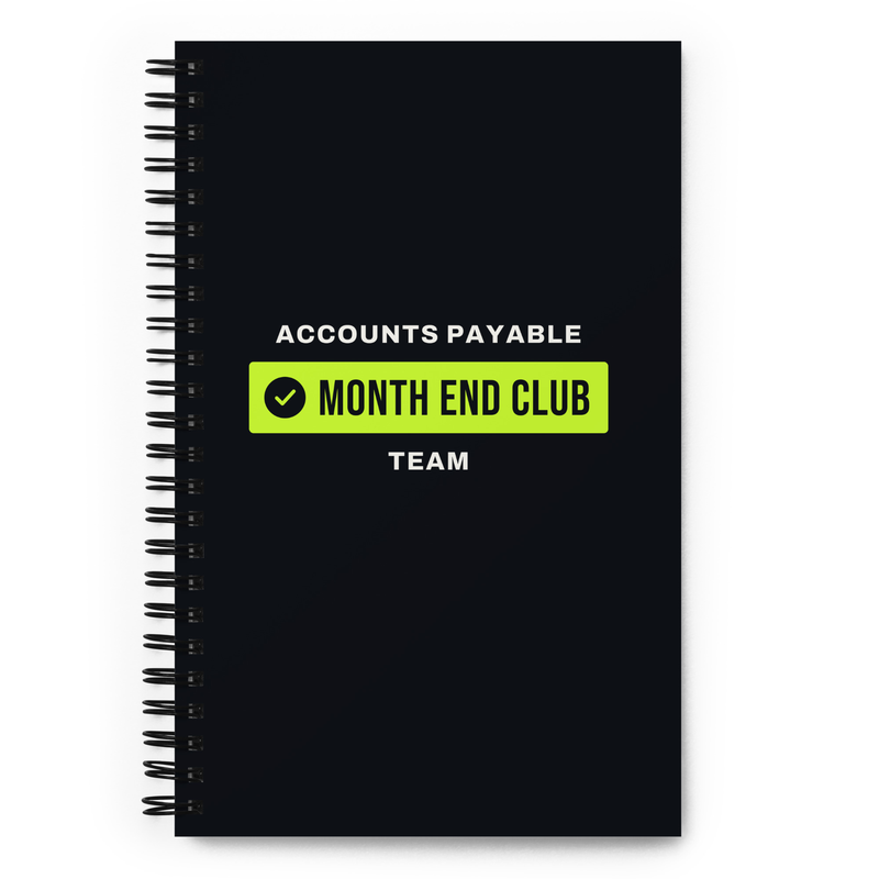 Team Badge Spiral Notebook - Accounts Payable
