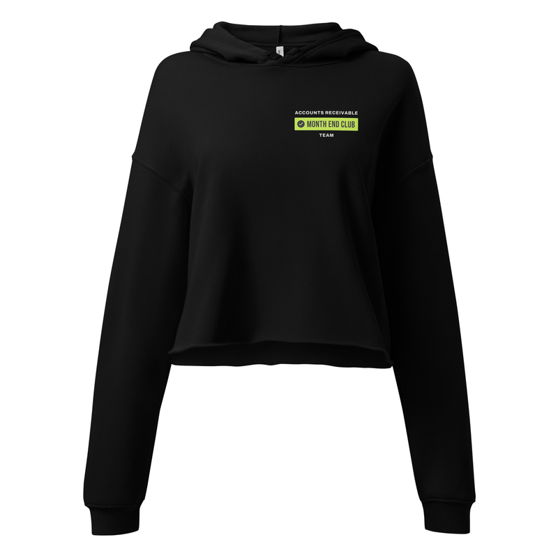 Team Cropped Hoodie – Black – Accounts Receivable