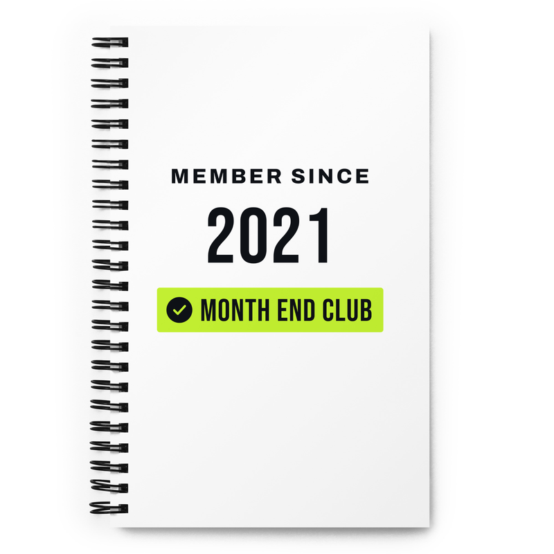 Member Since Spiral Notebook - 2021
