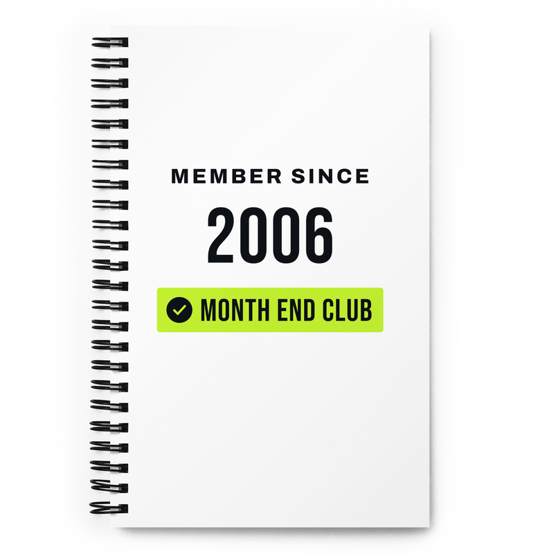Member Since Spiral Notebook - 2006