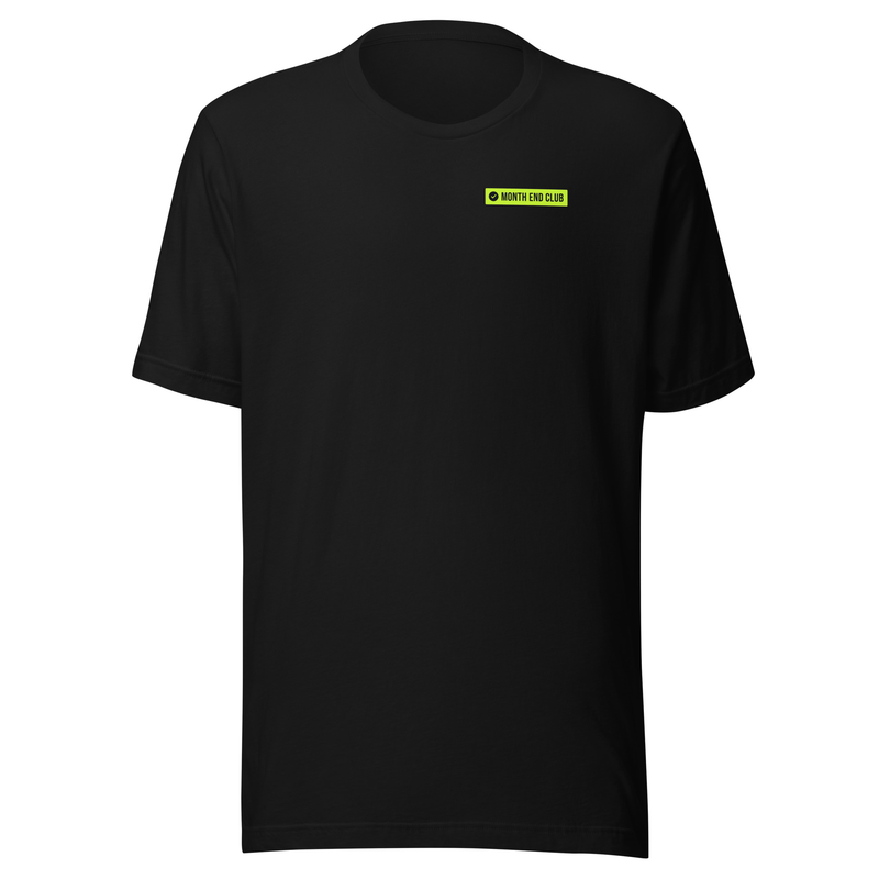 Month End Club Logo Tee in Black
