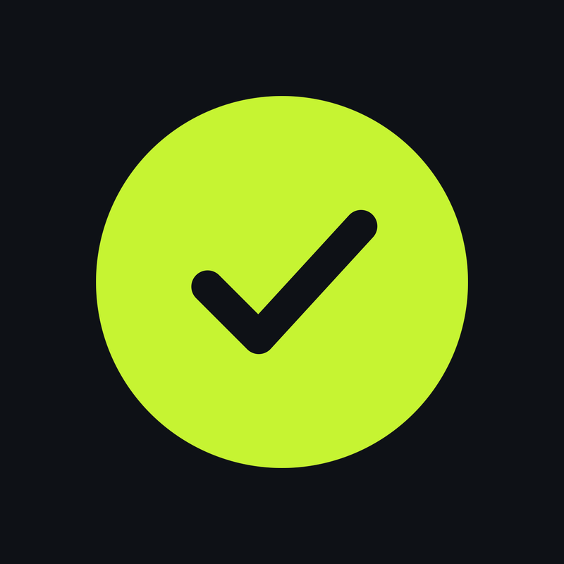 Month End Club Tick Coaster – Black