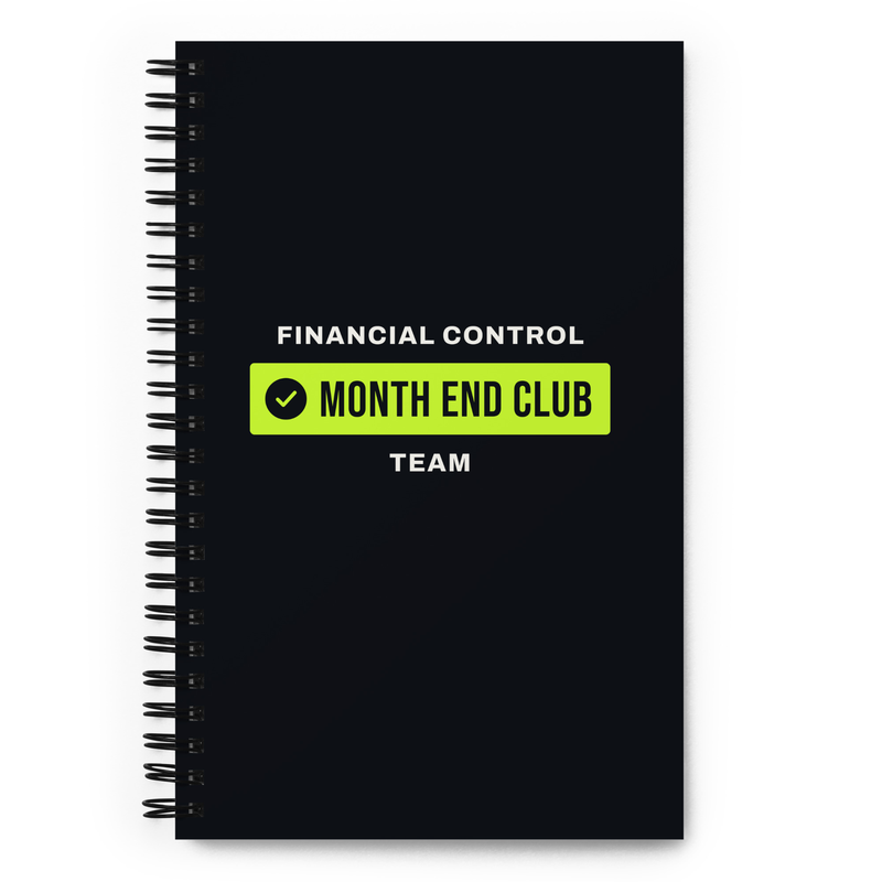 Team Badge Spiral Notebook - Financial Control