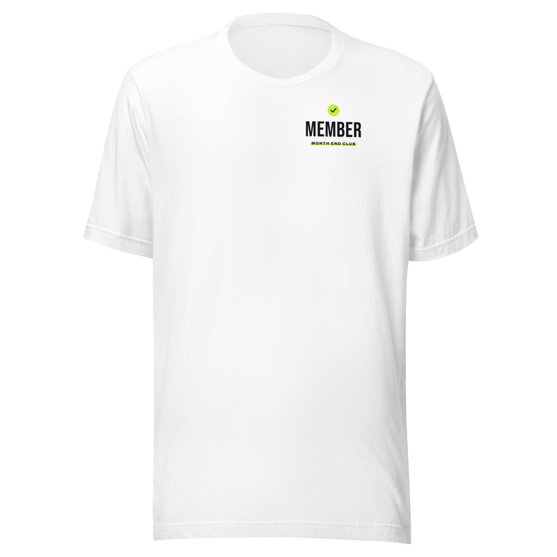 Member Tee in White