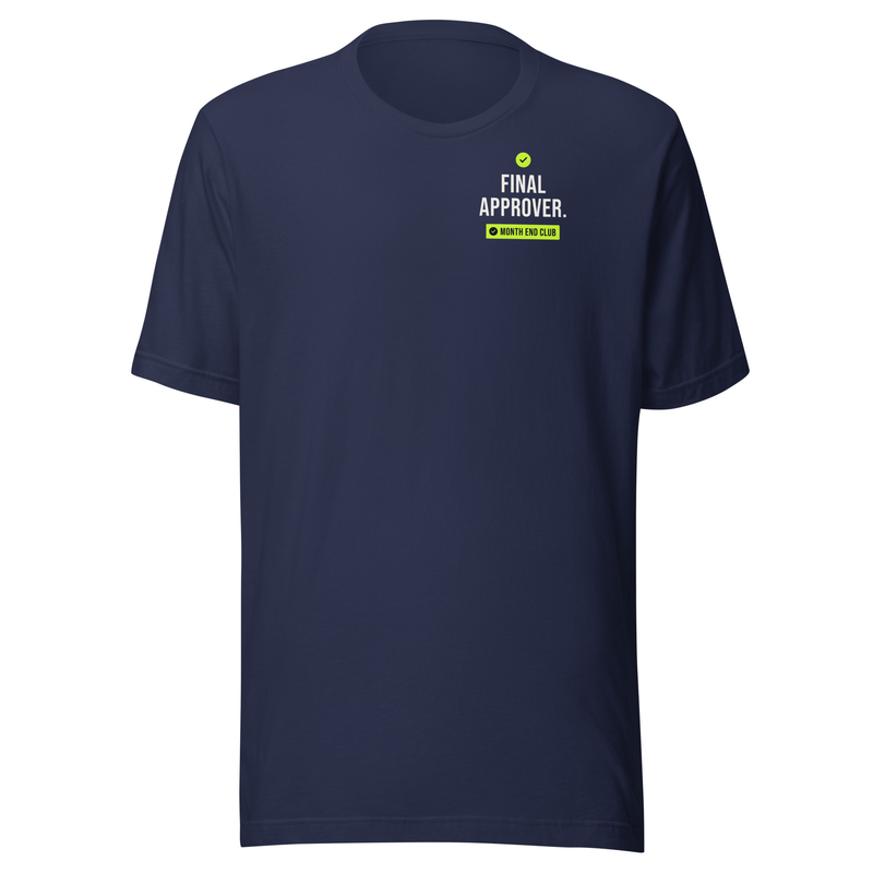 Final Approver Tee in Navy