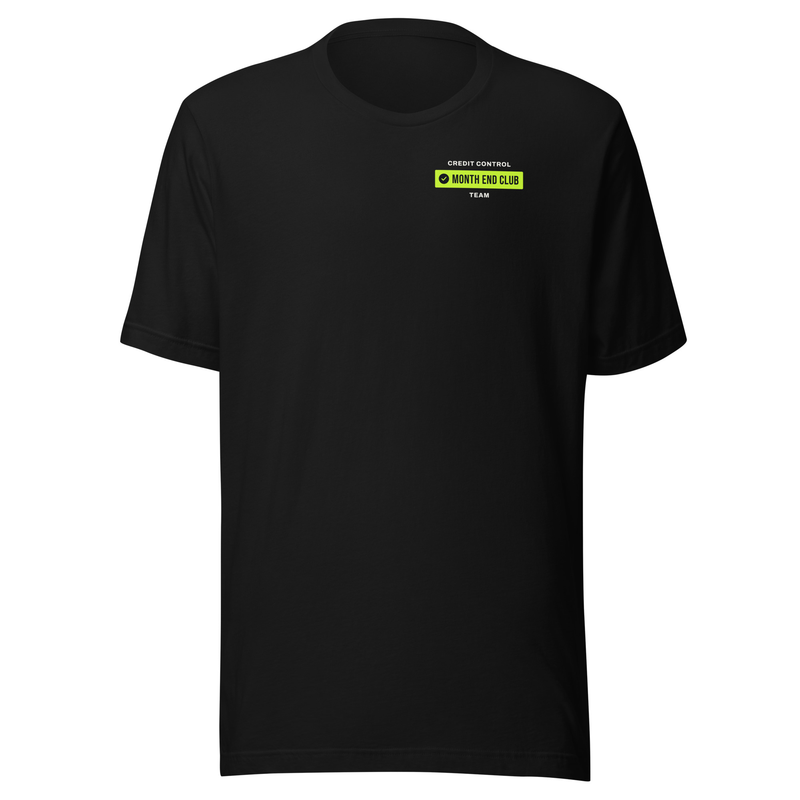 Team Tee in Black – Credit Control