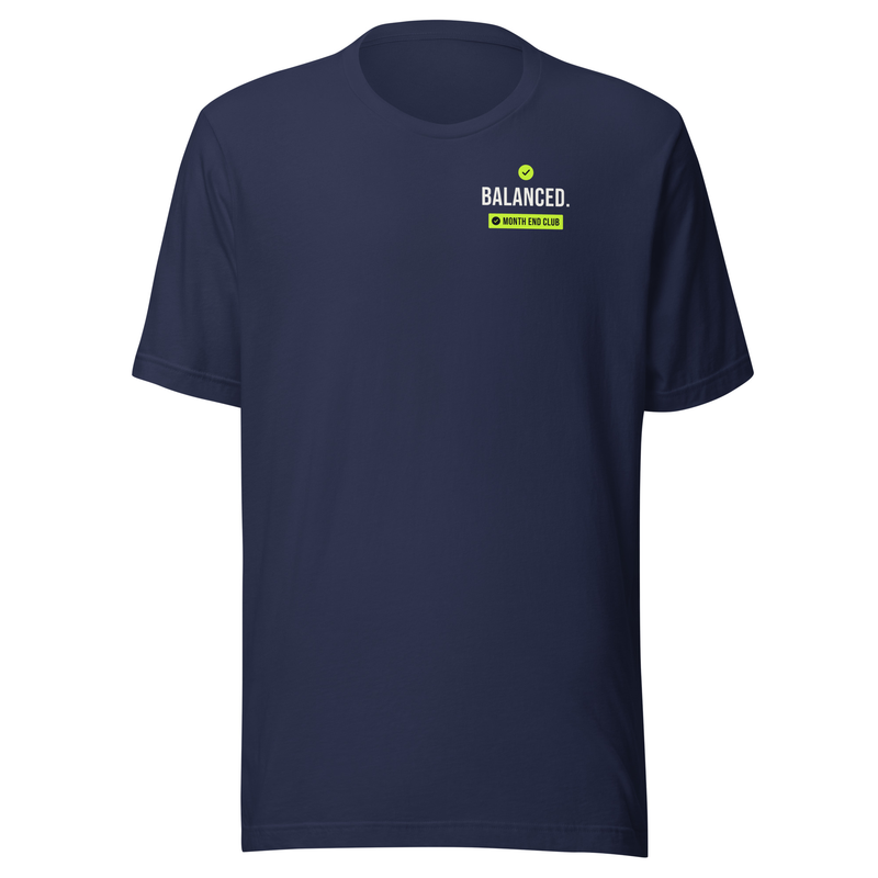 Balanced Tee in Navy