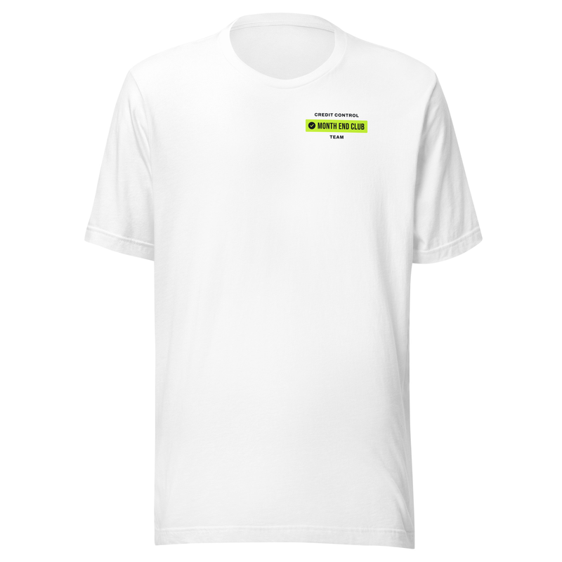 Team Tee in White – Credit Control