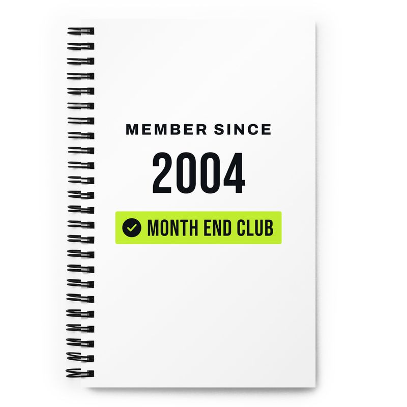 Member Since Spiral Notebook - 2004