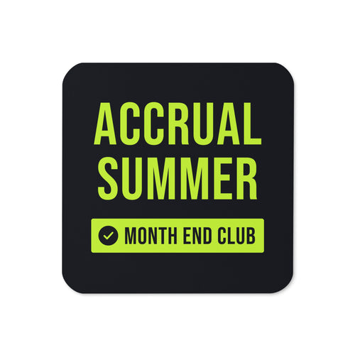 Accrual Summer Coaster – Black