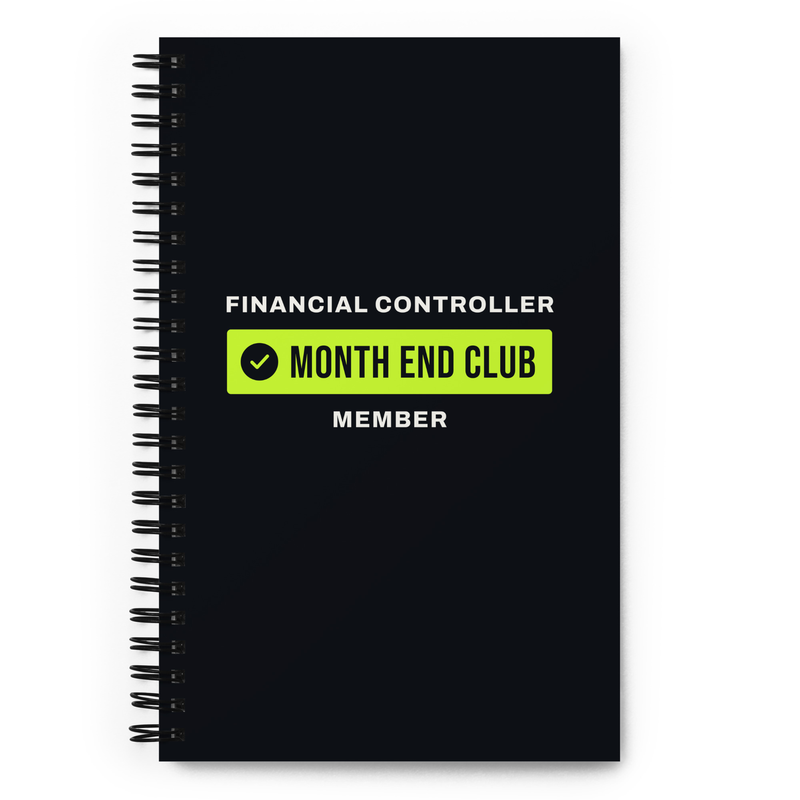 Team Badge Spiral Notebook - Financial Controller