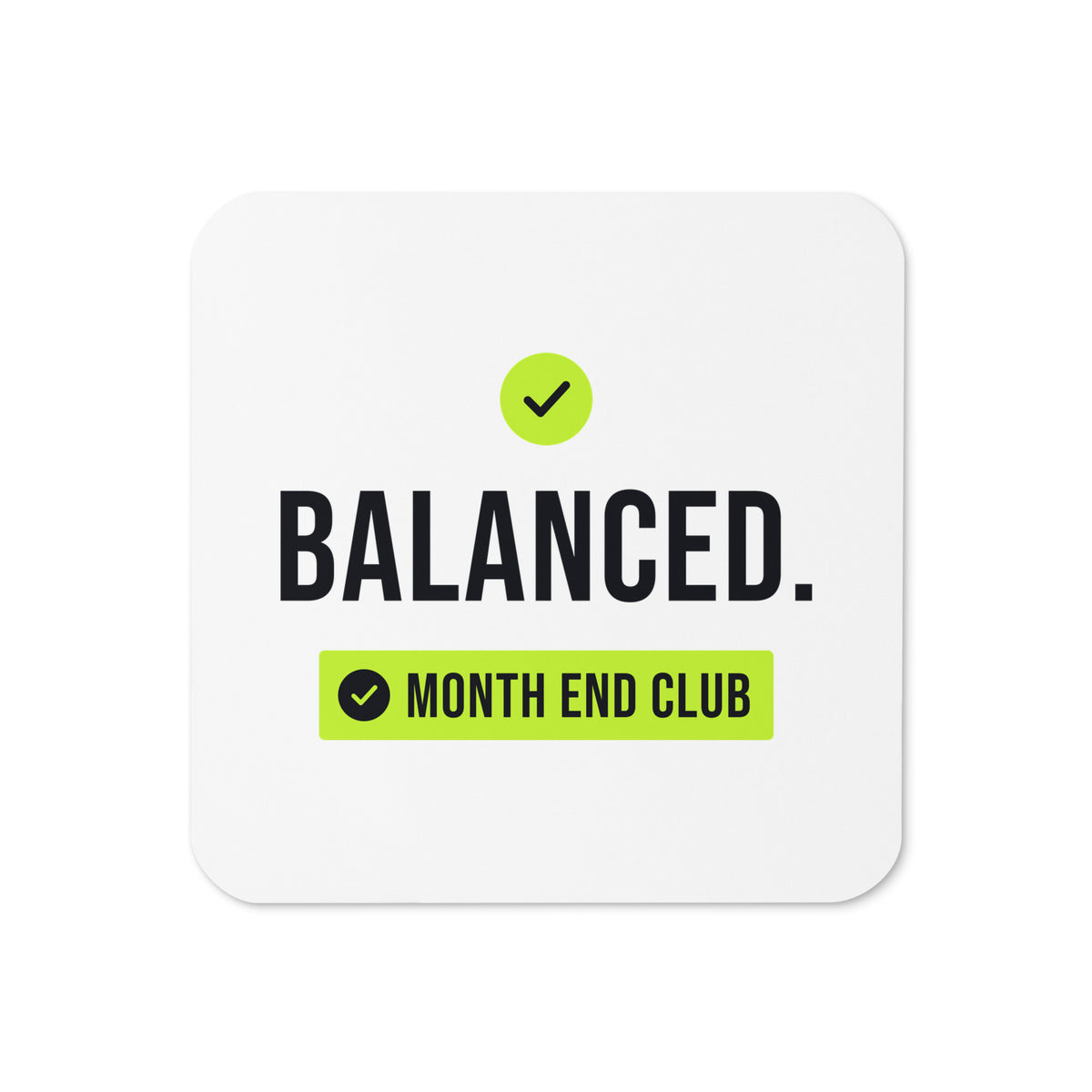 Balanced Coaster – White