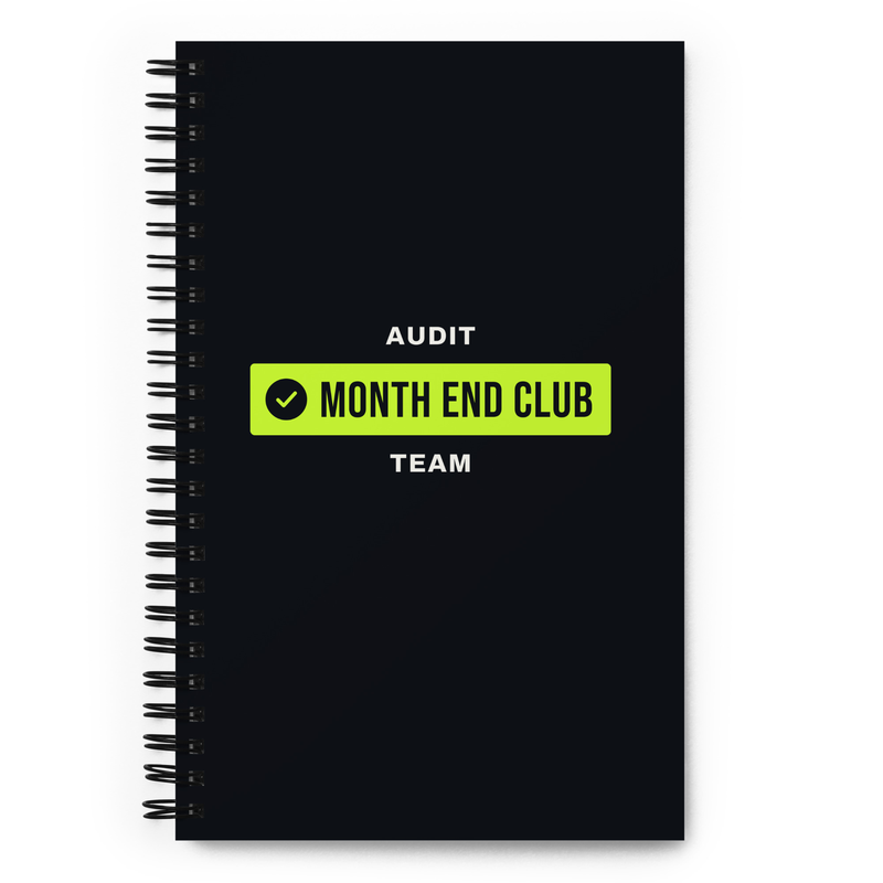 Team Badge Spiral Notebook - Audit
