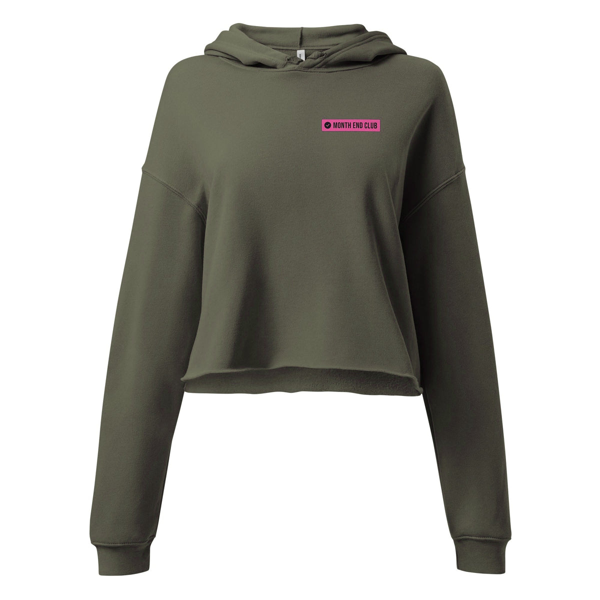 Month End Club Logo Cropped Hoodie