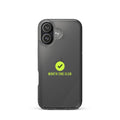 Month End Club Tick Clear iPhone Case – Lime – iPhone 17, clear