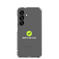 Month End Club Tick Clear Samsung Case – White – Samsung Galaxy S25, clear
