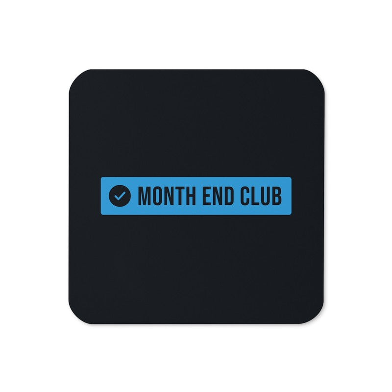 Month End Club Logo Coaster