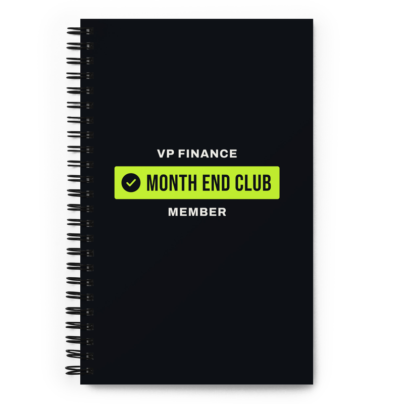 Team Badge Spiral Notebook - VP Finance