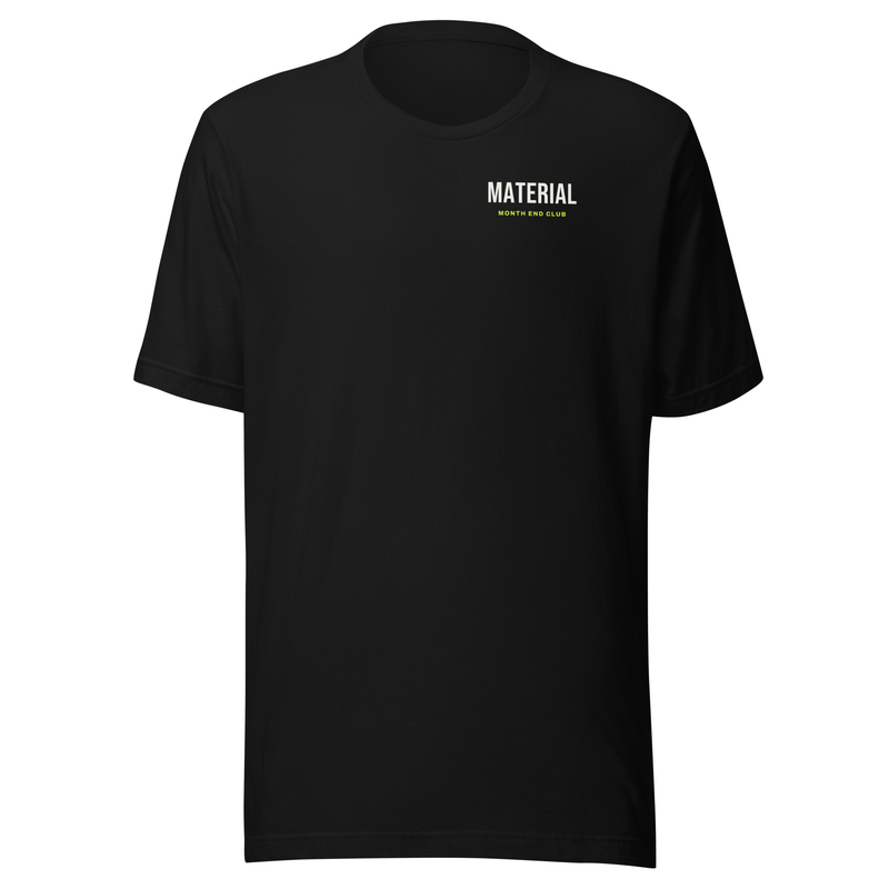 Material Tee in Black