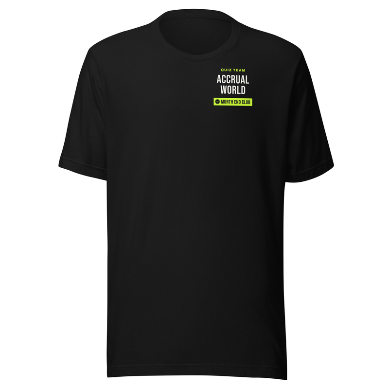 Pub Quiz Team Tee in Black – Accrual World
