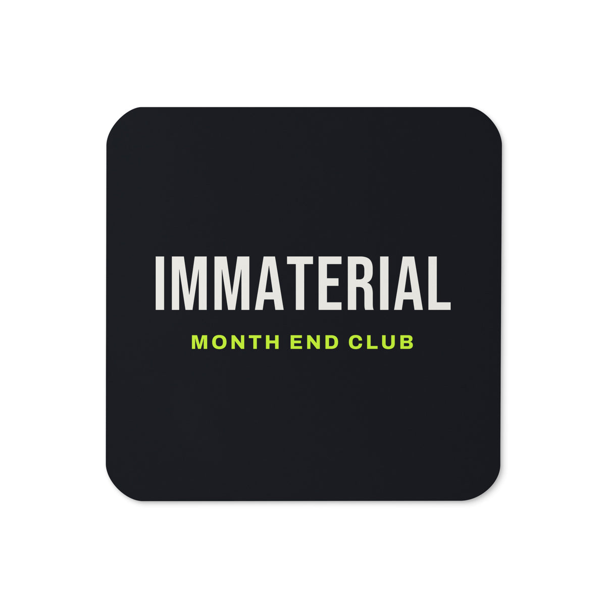 Immaterial Coaster – Black