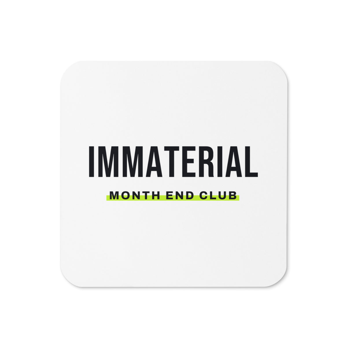Immaterial Coaster – White