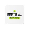 Immaterial Tick Coaster – White