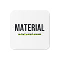 Material Coaster – White