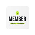 Member Coaster – White