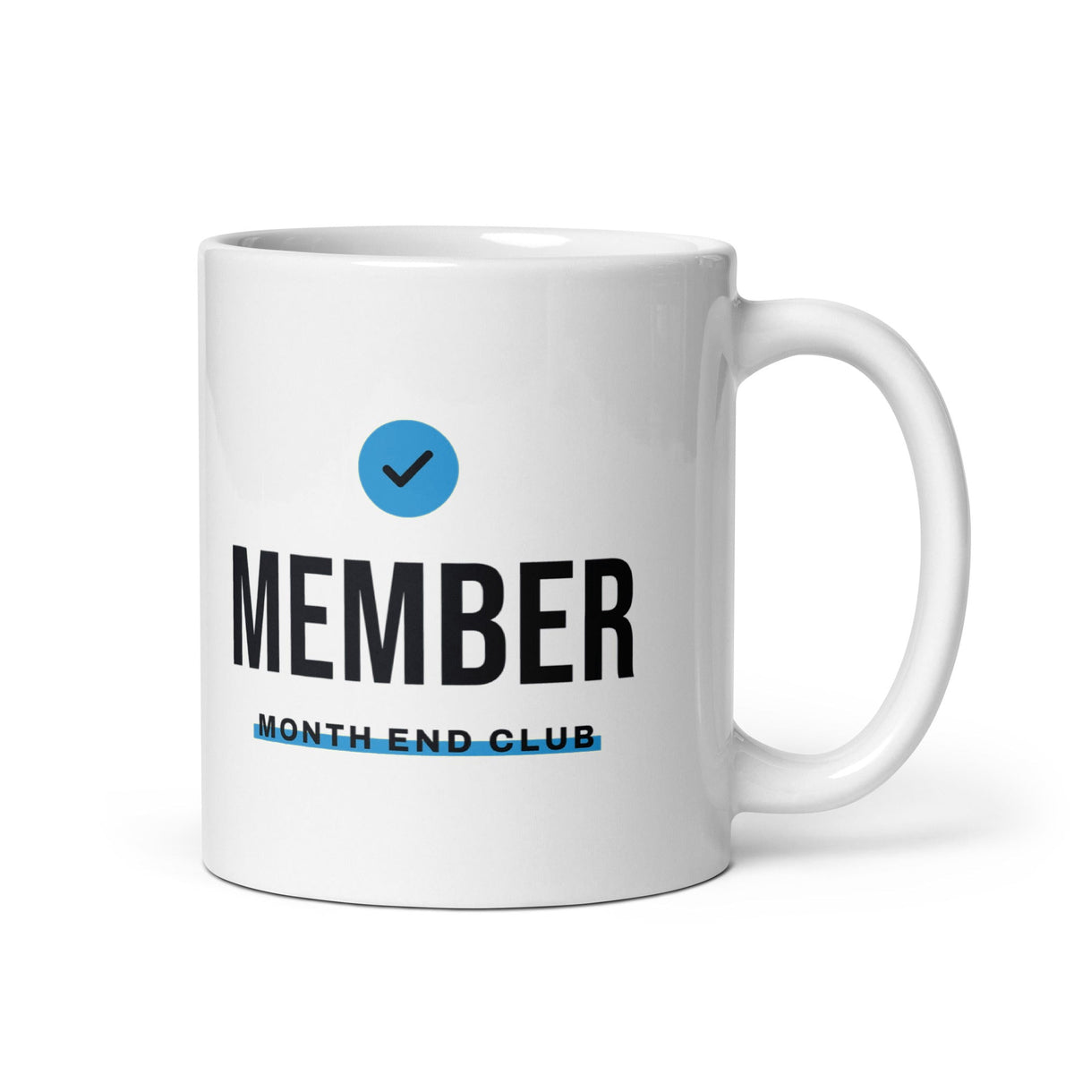 Member Mug, blue print