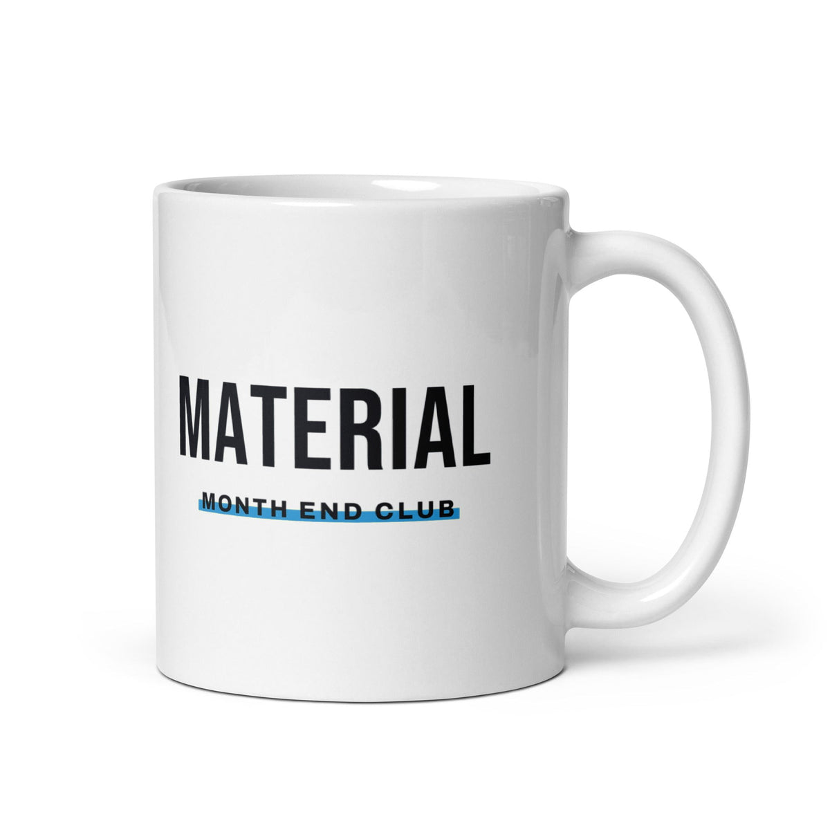 Material Mug – Blue print – white 11oz mug
