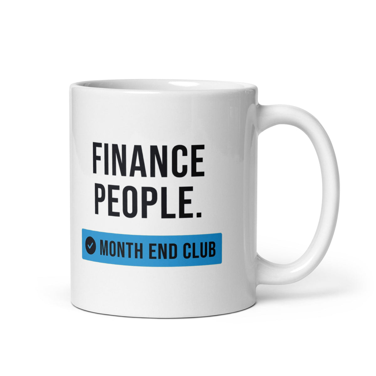 Finance People Mug – Blue print – white 11oz mug