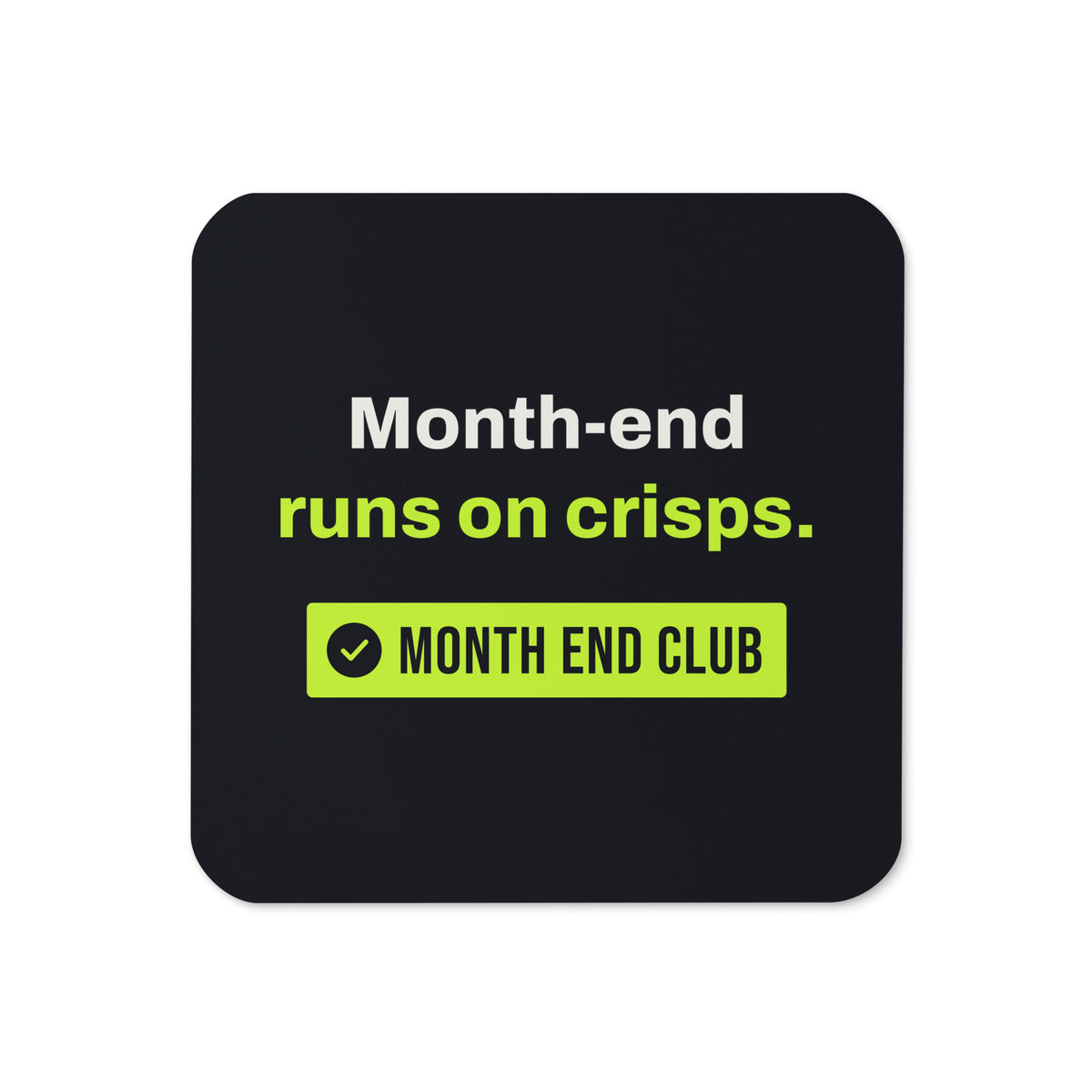 Month-End Runs on Crisps Coaster – Black