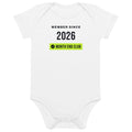 Member Since Baby Bodysuit – 2026, White, front