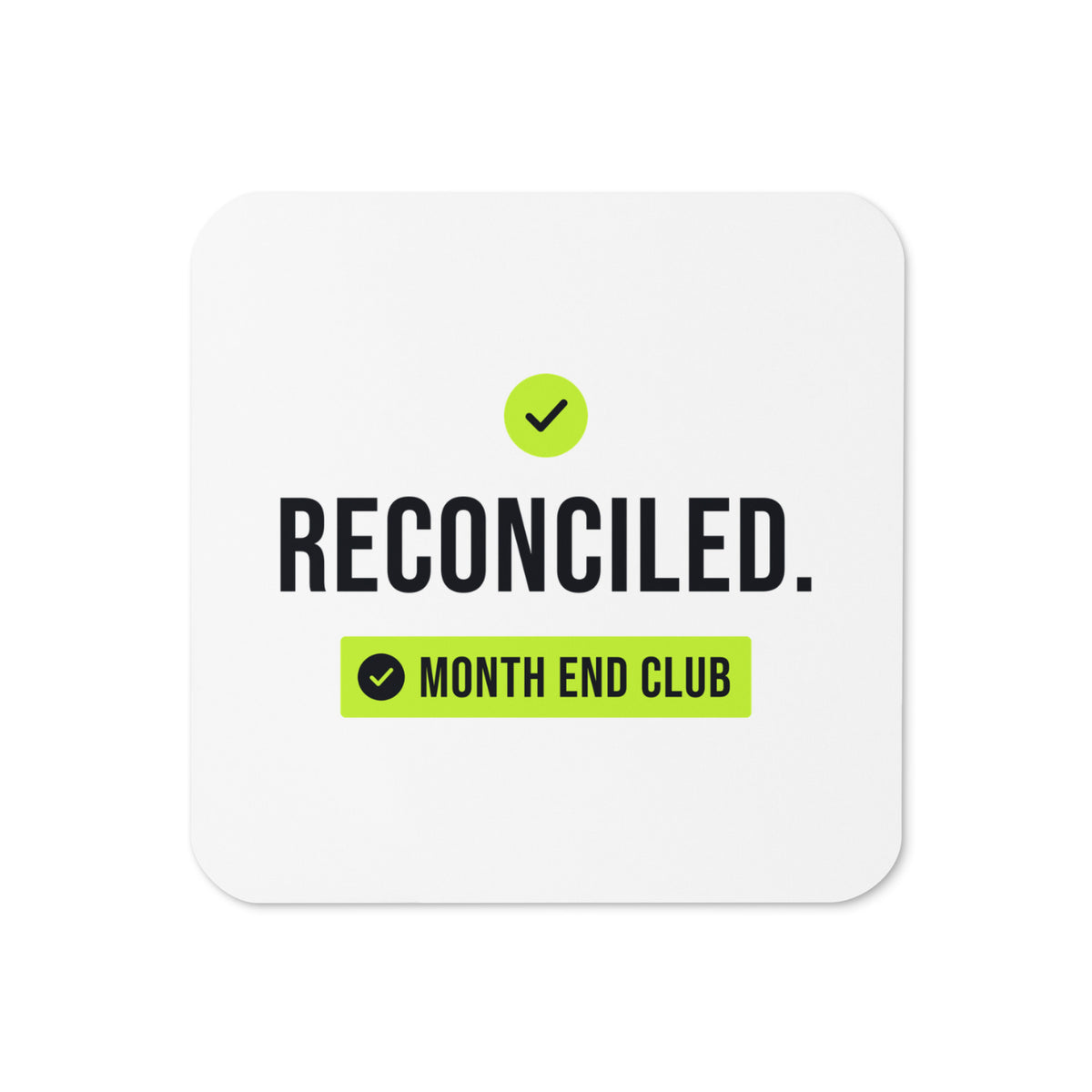 Reconciled Coaster – White