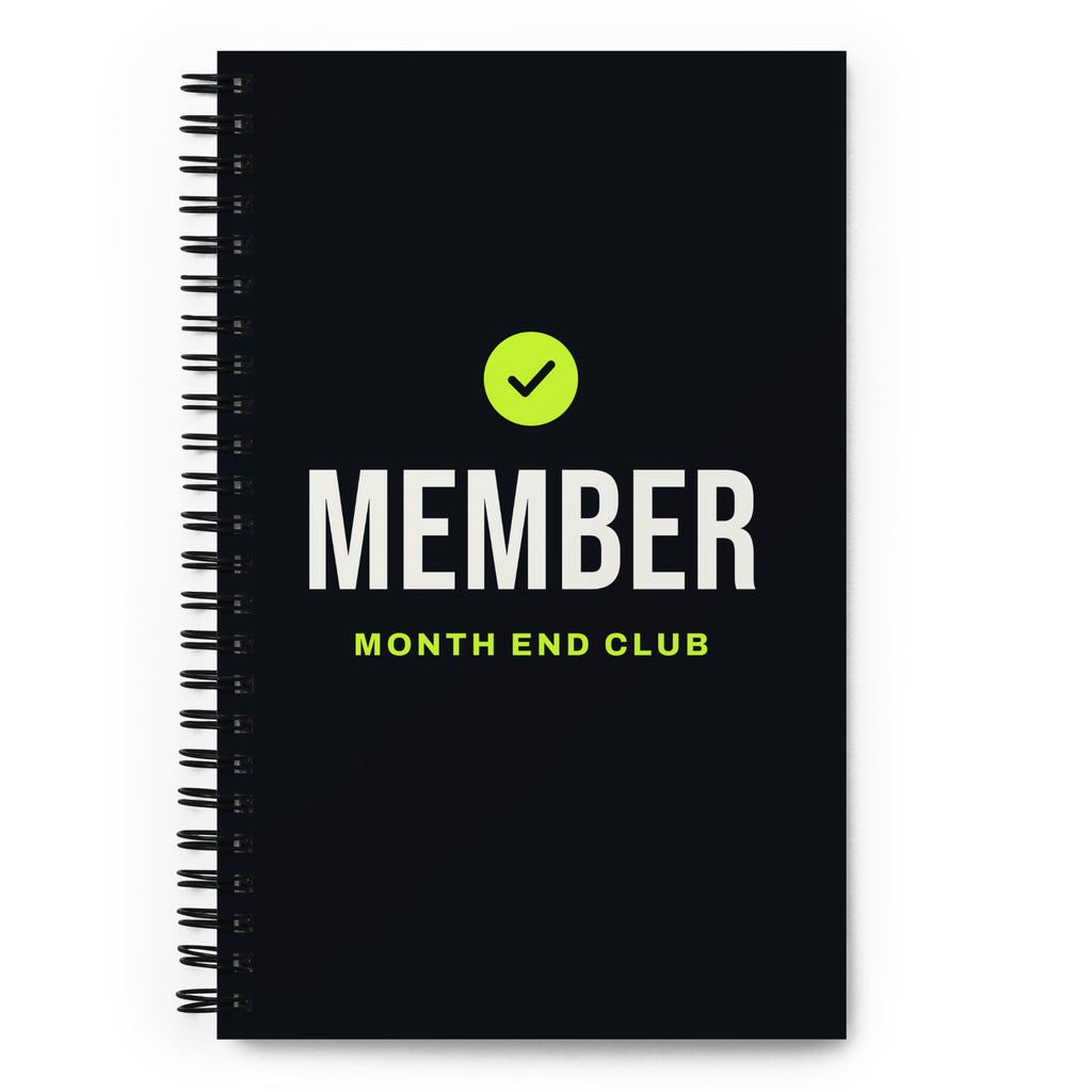 Member Spiral Notebook – front cover