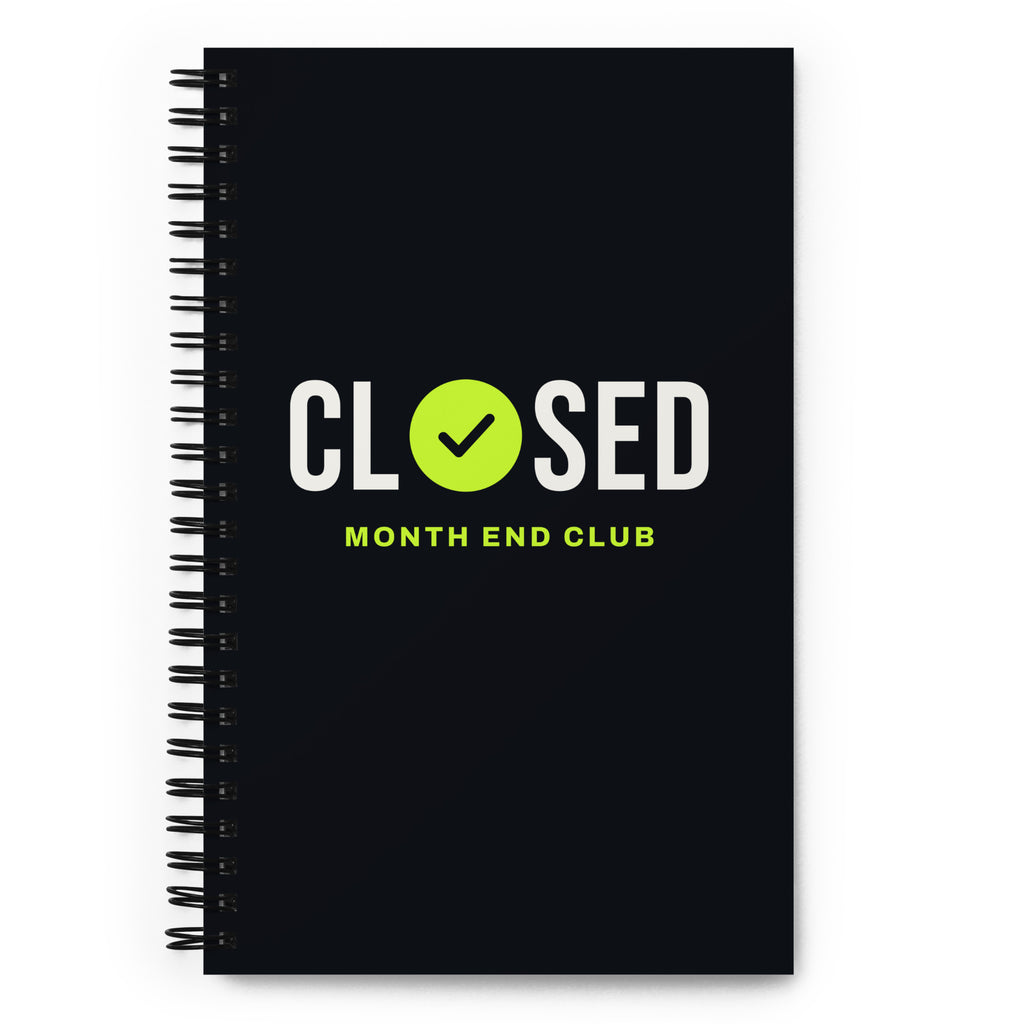 Closed Spiral Notebook – front cover