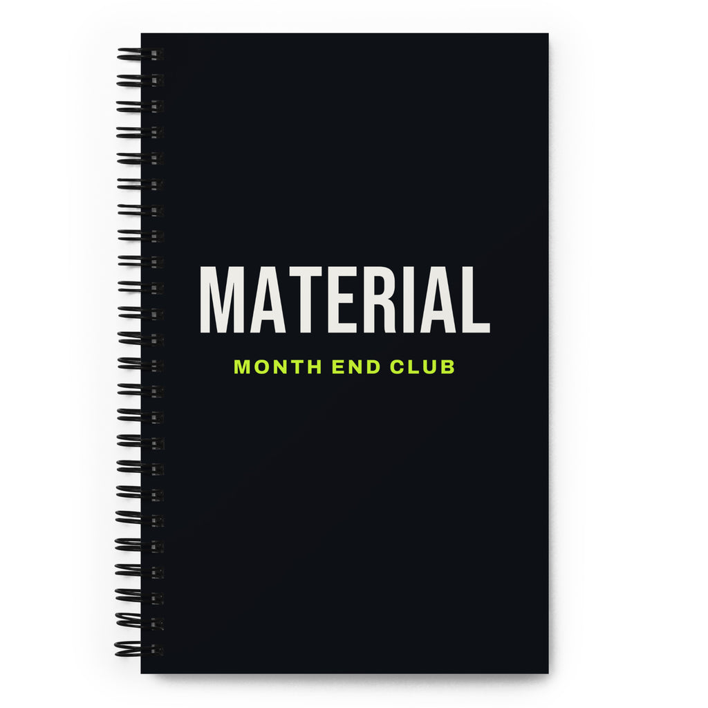 Material Spiral Notebook – front cover