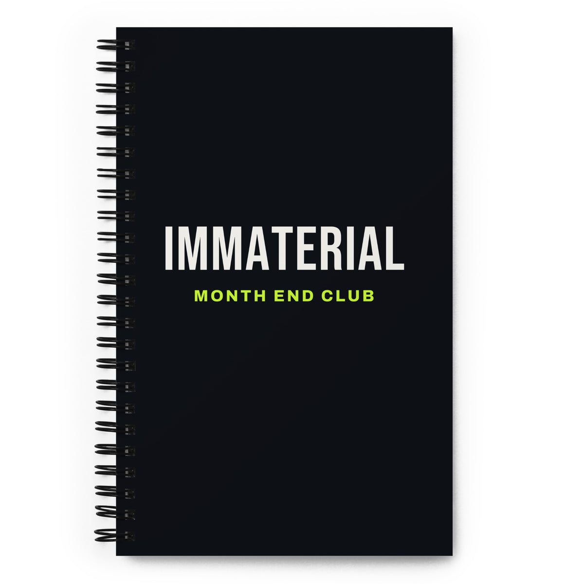 Immaterial Spiral Notebook – front cover