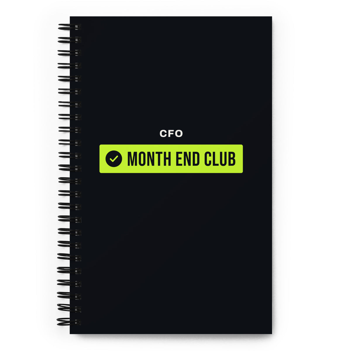 Team Badge Spiral Notebook - CFO