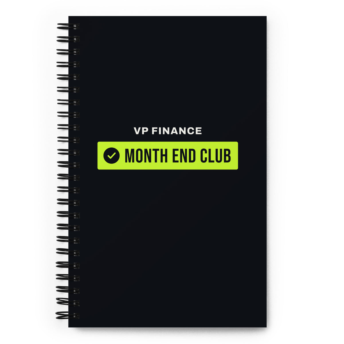 Team Badge Spiral Notebook - VP Finance