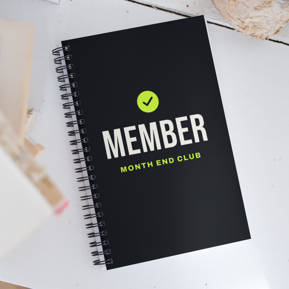 Member Spiral Notebook – in use