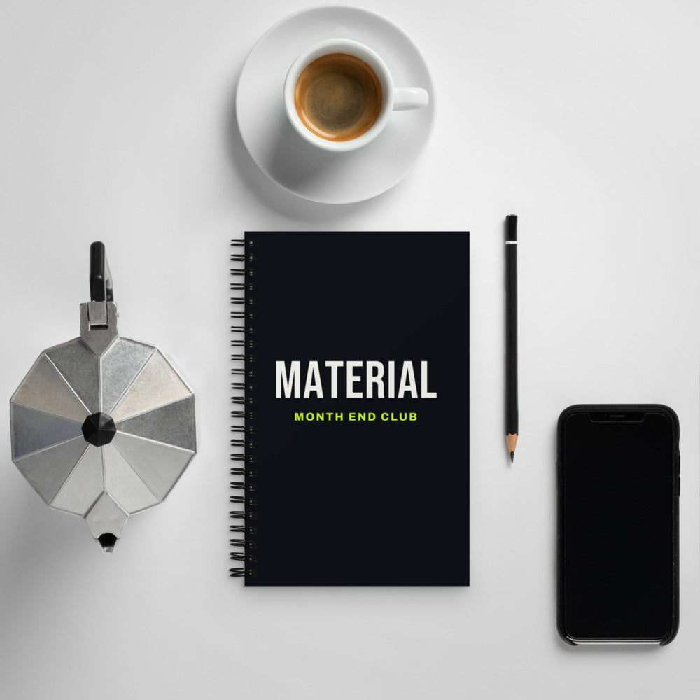 Material Spiral Notebook – in use