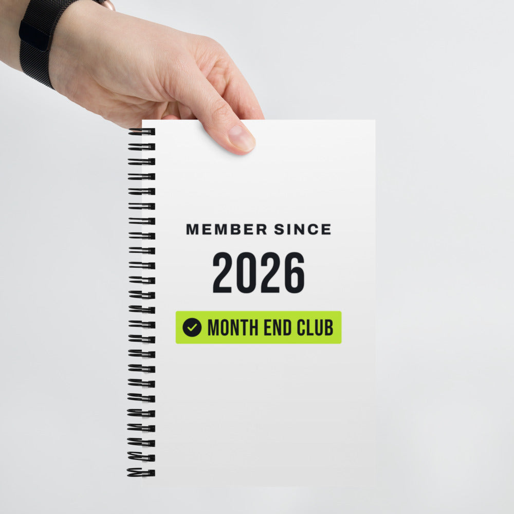 Member Since Spiral Notebook – in use