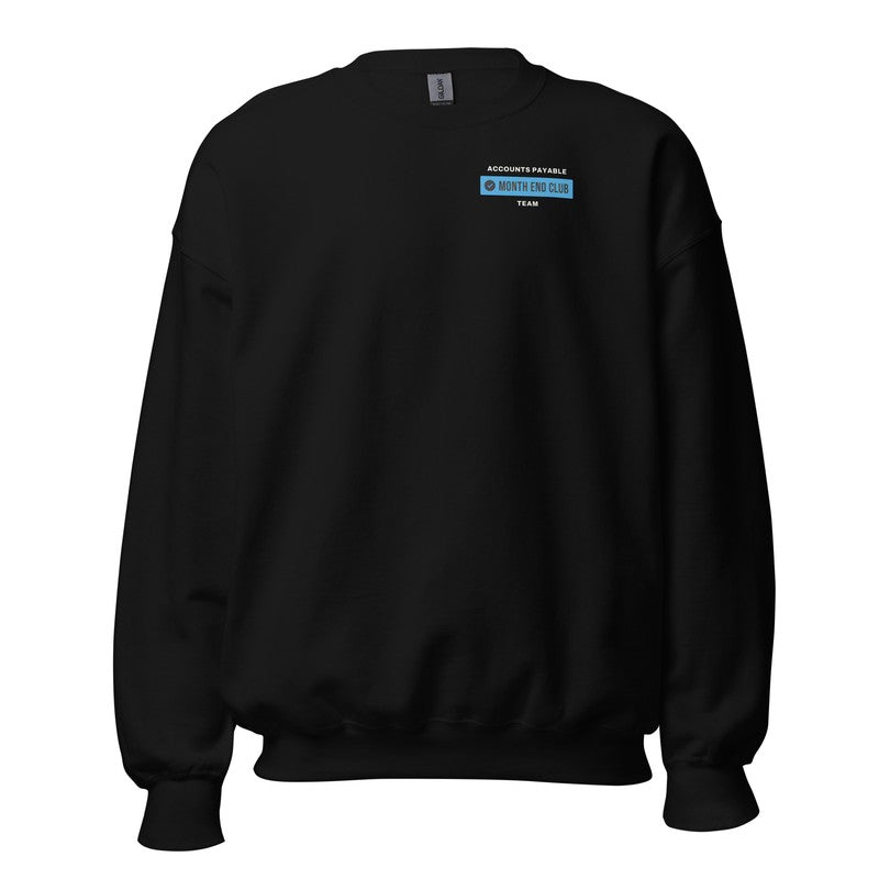 Team Sweatshirt – Black – Accounts Payable – Blue print