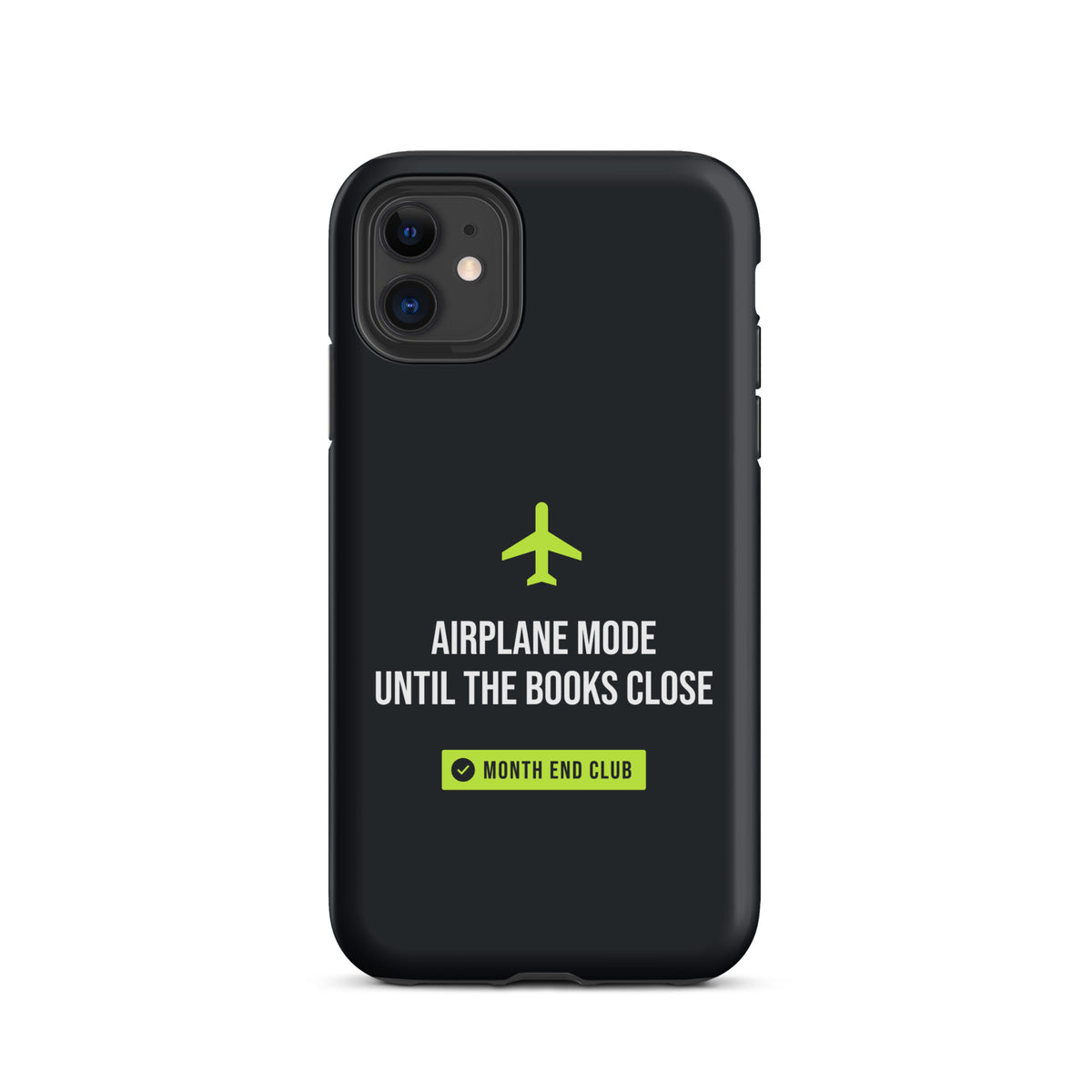 Airplane Mode Tough iPhone Case – iPhone 11, matte black