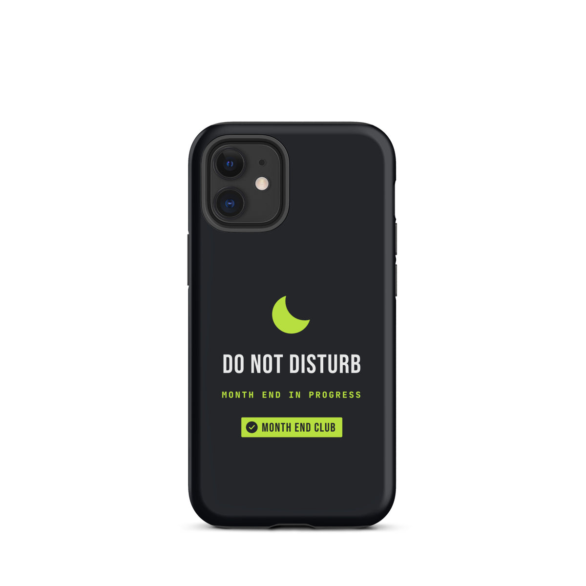 Do Not Disturb Tough iPhone Case – iPhone 12 mini, matte black